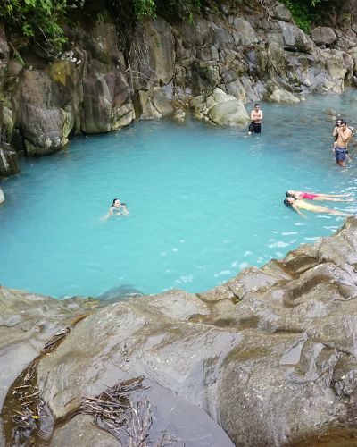 Rio Agrio Waterfall and Poza Celeste