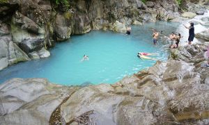 Rio Agrio Waterfall and Poza Celeste